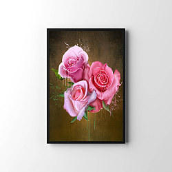 Plagát Pink roses zv6497
